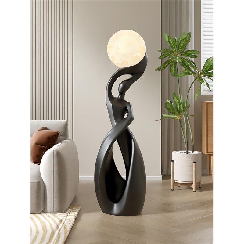 速发大柜抽象艺术仕落地摆件客厅电视型沙奢旁灯轻发高档乔迁礼物