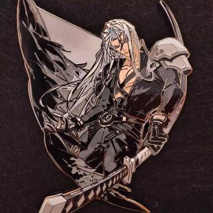 金属徽章最终幻想ff7三角系列爱丽丝蒂法萨菲罗斯金属收藏品徽章