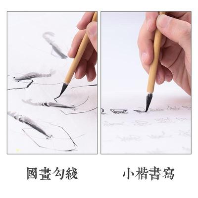 安邦笔庄毛笔狼羊工笔白描花鸟人物工笔国画勾线笔抄经瘦金体毛笔