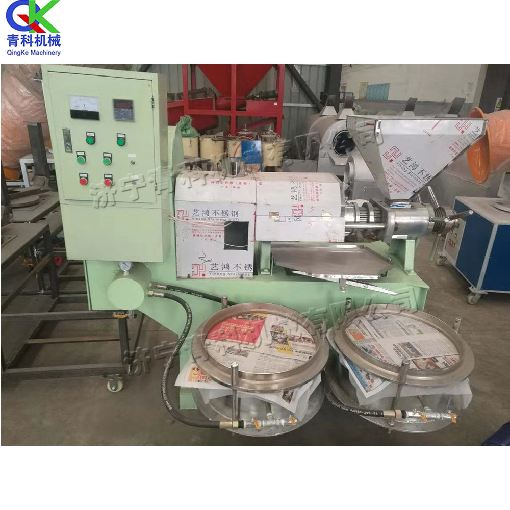 小型螺旋自动化榨油机 农业大豆花生压榨机 茶籽芝麻压油加工机