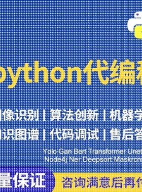 Python编程图像处理深度学习机器学习自然语言AI算法web网站开发