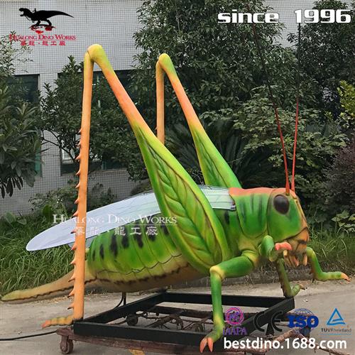 华龙龙工厂制作生产仿真昆虫动物电动机械蟋蟀.景区动物园引流