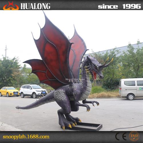 仿真飞龙模型大型景区游乐园户外美陈引流展品恐龙模型源头厂家