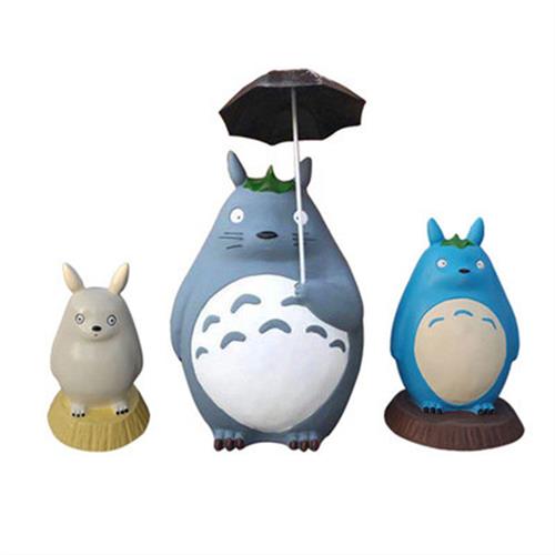 龙猫雕像定卡通抽象猫小品雕塑订玻璃钢烤漆彩绘摆件