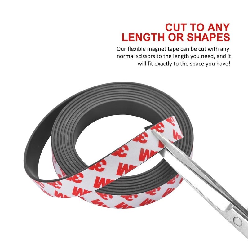 极速1 Meter Self Adhesive Flexible Soft Magnet Magnetic Stri
