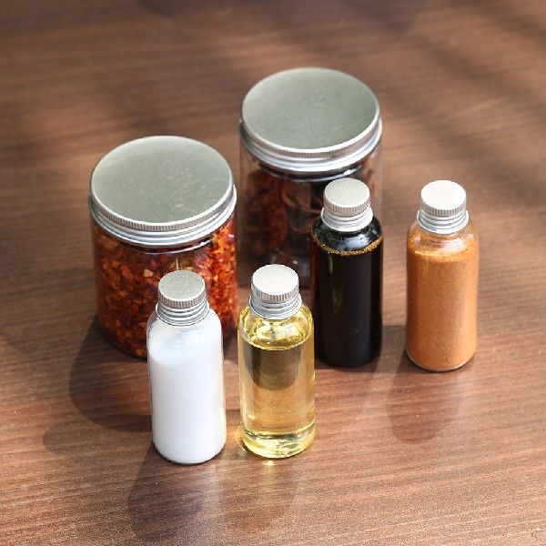 极速9pcs 50ml Clear Bottles Empty Spice Bottles Jars DIY Cra
