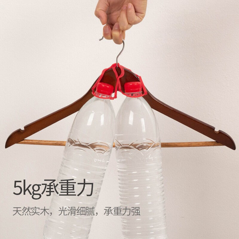 极速佳佰衣架木质衣架子实木衣架衣服挂木质晾衣架无痕衣撑子防滑