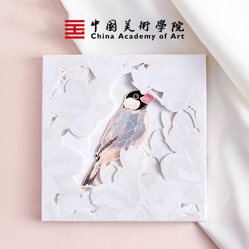 中国美术学院文创古典国风文鸟书签金属文创生日礼品创意送开学儿童节礼物品送老师教师母亲节高端礼盒
