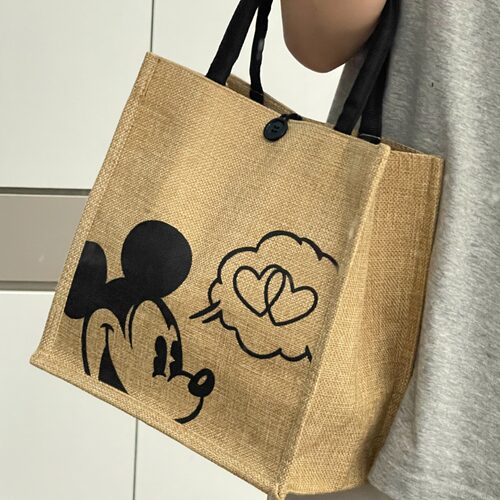 麻布手提袋托特包大容量上班通勤