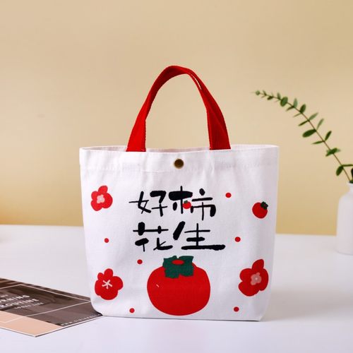 圣诞主题手提帆布袋圣诞节礼品袋