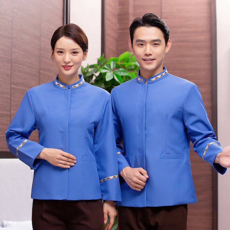 速发酒店宾馆保洁工作服长袖物业清洁工阿姨PA大码秋冬装保洁员服