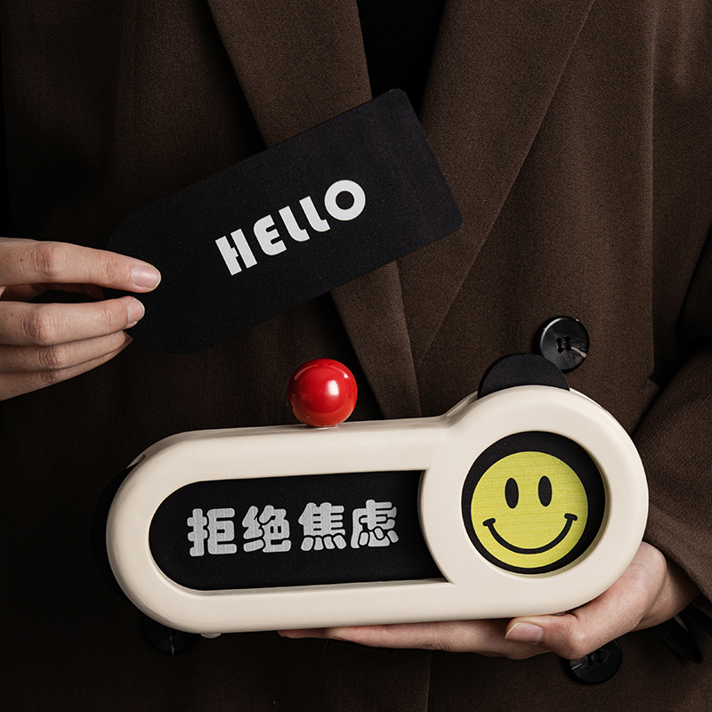 速发解压复古心情牌创意礼物奶用装饰品油礼家送色小摆件趣味休闲