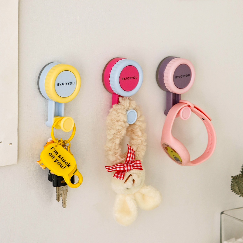 速发吸盘挂钩免打孔强力门重多室玄关承后挂钩浴巴胺真空钩