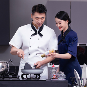 速发西夏厅店师工作服男餐季酒厨厨房后厨衣服套装好先生