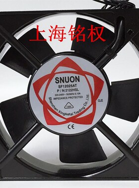 速发轴 风机 SF12025A T220V 110V 交流散扇 流滚珠2122H12厘米
