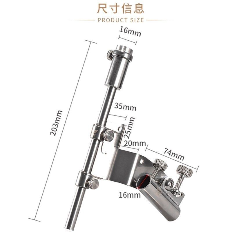 速发飞扬钓箱配件500 200 2不00 5锈钢三件套折叠伞架