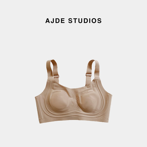 AJDE｜大码肌底奶皮子内衣法式U型领3D立体罩杯女