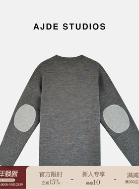 AJDE｜幂幂扬子拼色袖毛衣