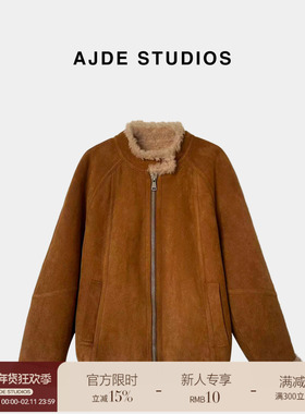 爱自然&AJDE｜Mu羊毛机车外套