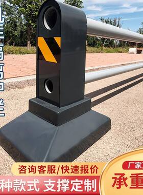 市政道路机非隔离护栏人车分离小区停车场公路防撞护栏双管护栏