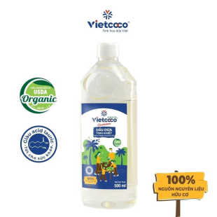 越南代购Vietcoco冷榨椰子油100%天然食用椰子油500ml