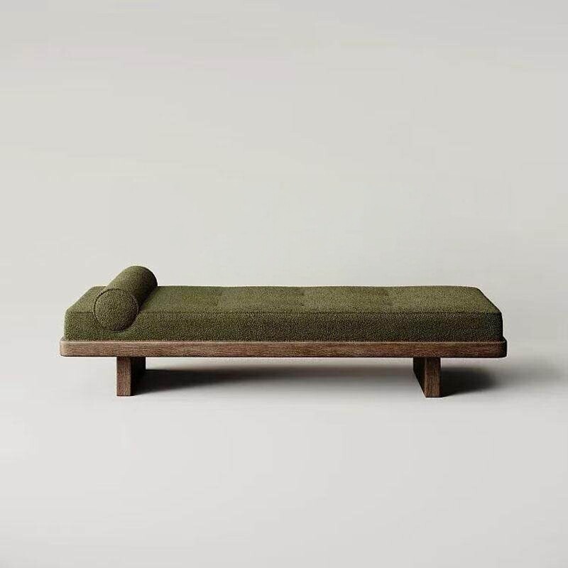 北欧布艺卧室床尾凳长凳侘寂风样板间客厅复古沙发凳衣帽间换鞋凳