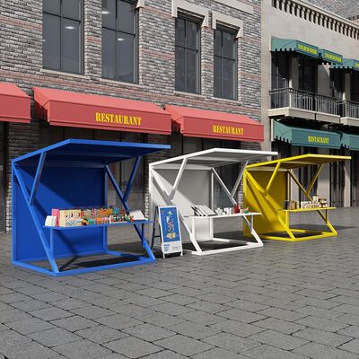 定制户外铁艺摆摊架网红夜市活动摊位桌棚架集市摊位可折叠展示架