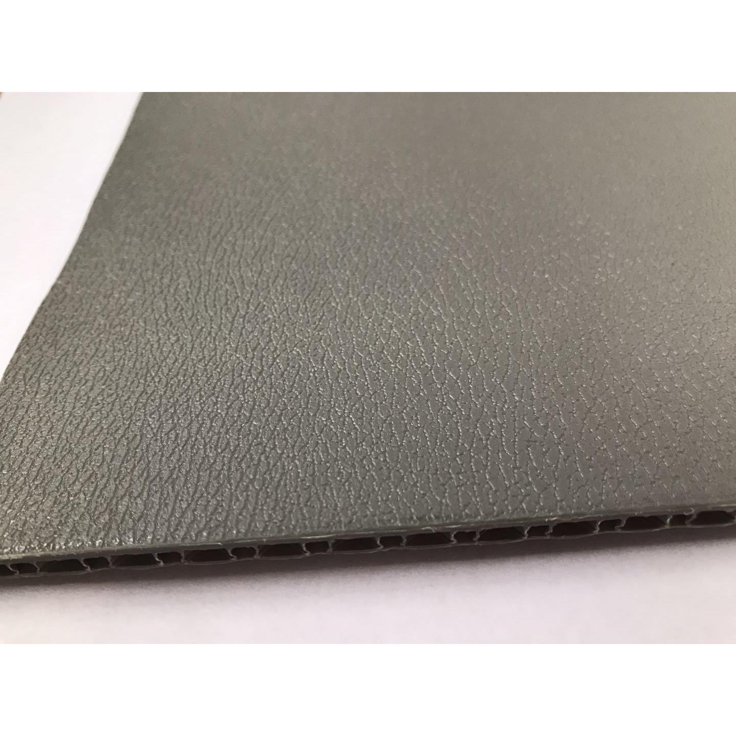 源头厂家直销皮纹蜂窝板太空箱材料黑色蜂巢板表面纹路可制作