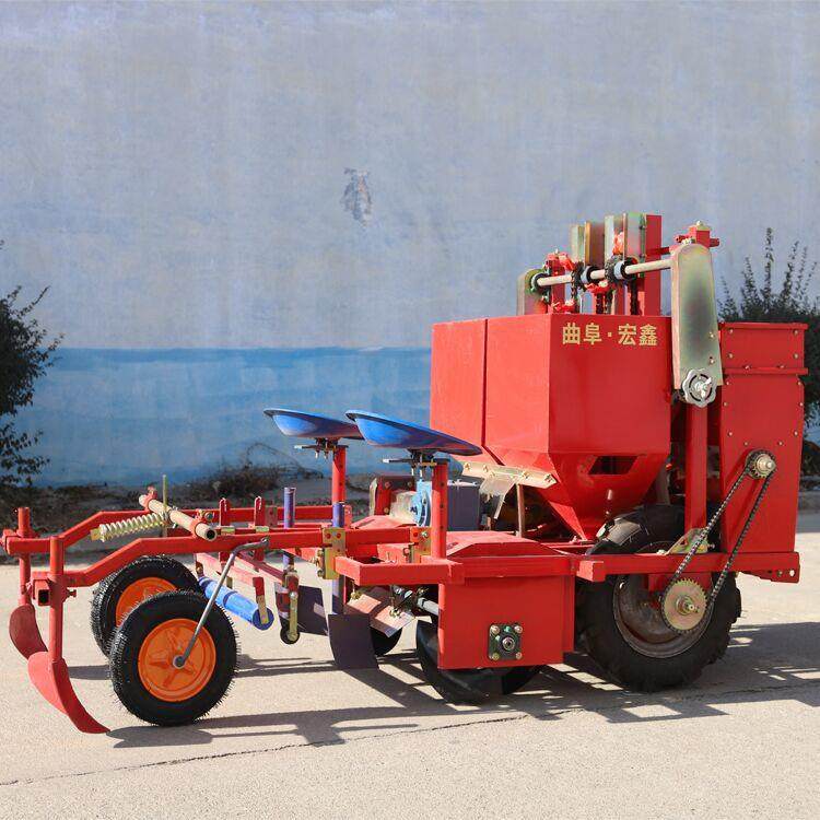 土块种植播机种豆 宏HX-BZJ鑫械 全自动土机豆种植机 土豆带上土