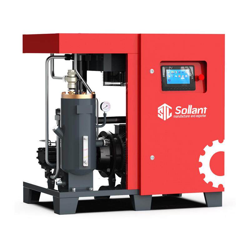 变频频螺杆空机 口SLT-7.5V厂出家 7.5kw磁变螺杆永空压机