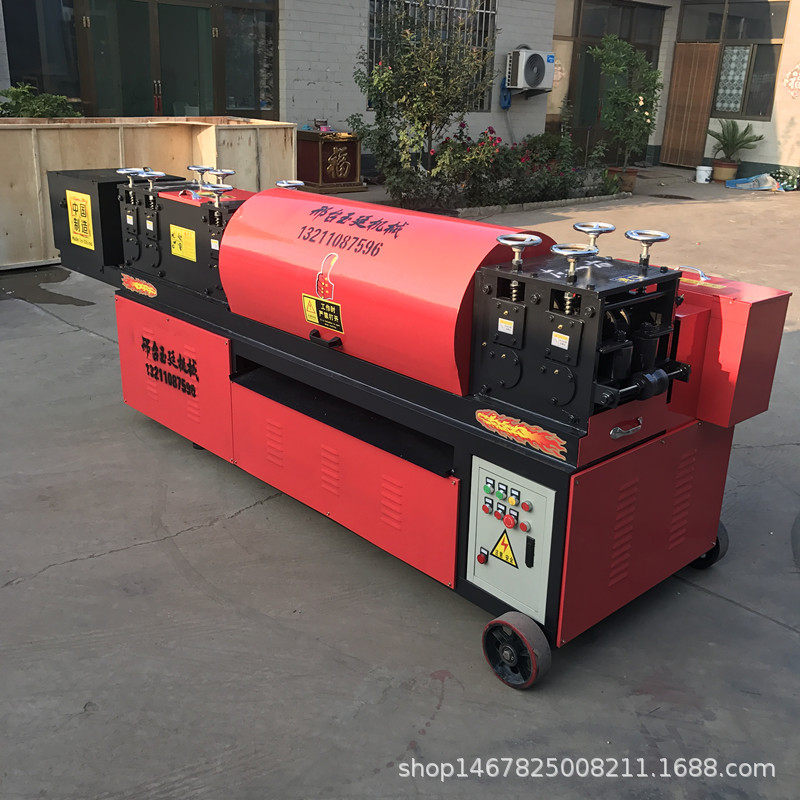 浙江全自动双曲线25-48钢管调直机脚手架50钢管修复机价热卖