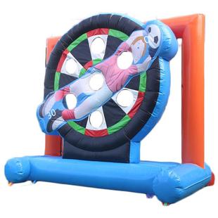 充气足球门气模沙滩足球射门玩具趣味游戏体育器材篮球架排球架