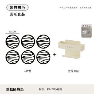 硅胶隔热垫餐桌防烫垫轻奢高级感耐高温碗垫防水加厚锅垫杯垫新款