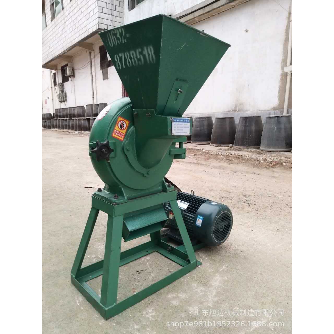 带沙克龙的五谷杂粮磨面机 农作物齿盘粉碎机 自吸式玉米粉碎机