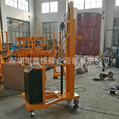 平衡配重油桶堆高车手动电动油桶翻转倒料车圆桶搬运装卸车防爆