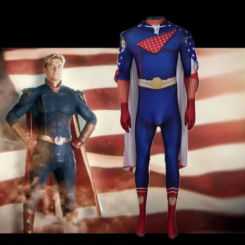 黑袍纠察队第二季祖国人cos角色舞台服HomelanderSuperman