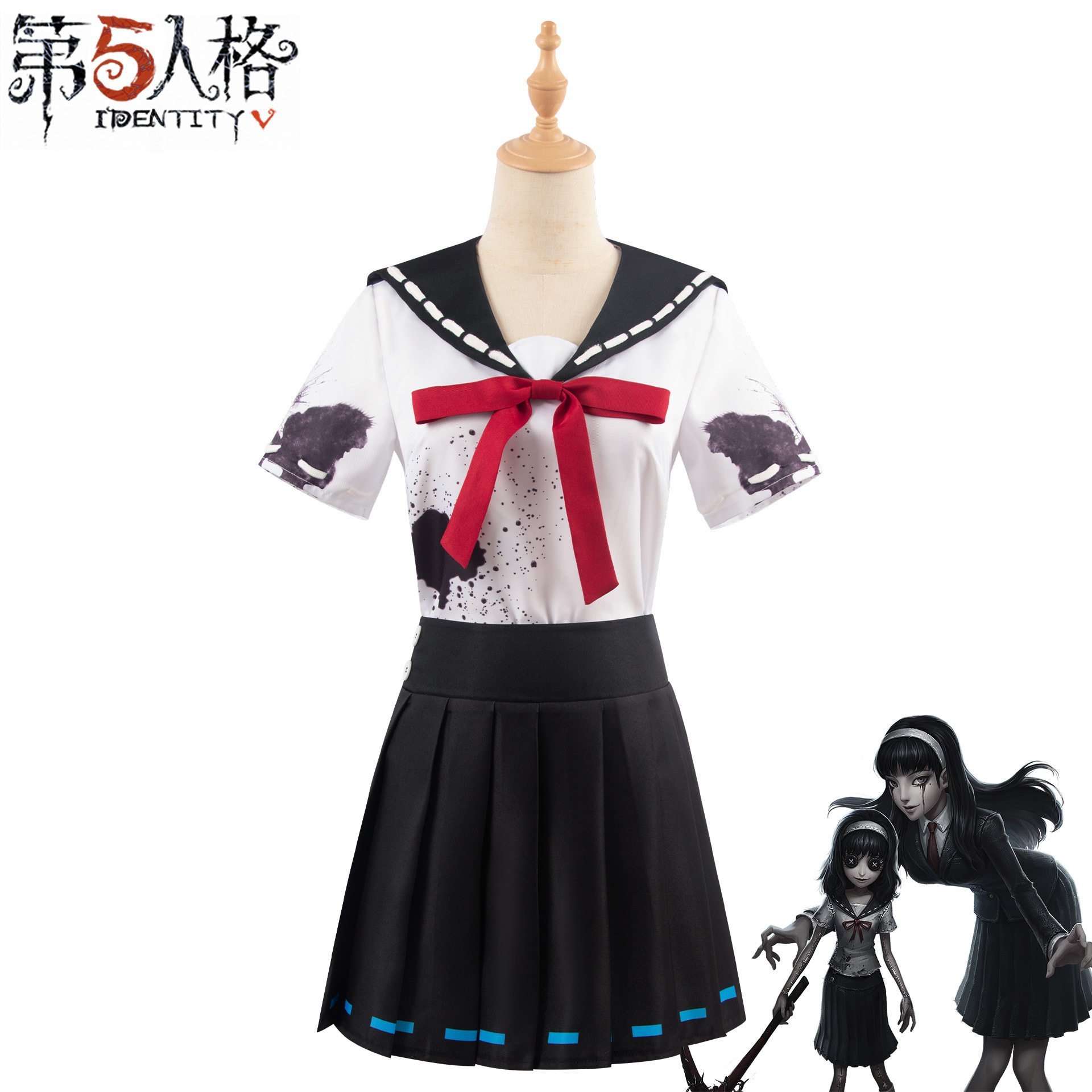 第五人格cos服川上富江梦之女巫信徒cosplay万圣节游戏动漫服装图片