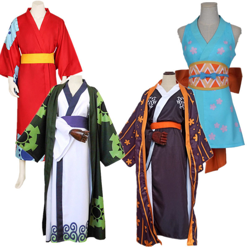 海贼王和之国娜美/路飞/索隆cos服万圣节服装工厂销售