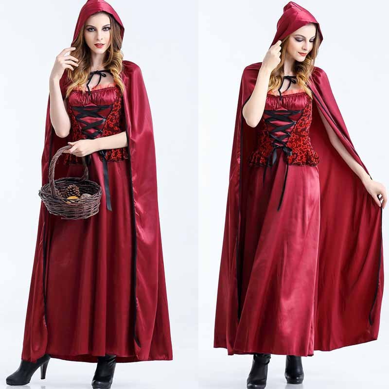 cosplay公主服小红帽城堡女王装万圣节服欧美游戏服