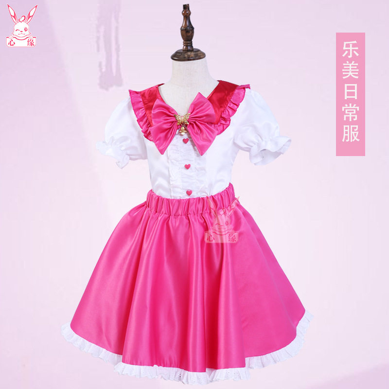奇妙萌可系列爱心公主裙乐美日常服装儿童裙子女童连衣裙cos服