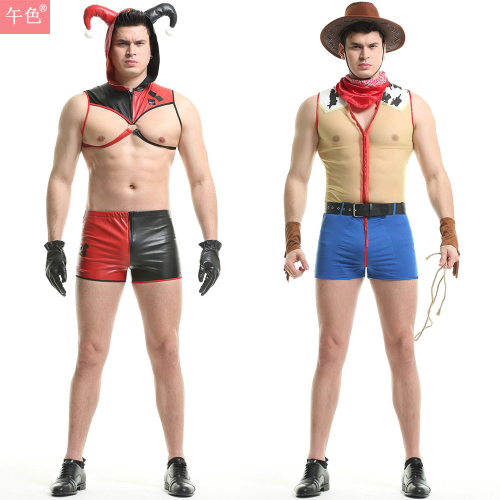 男士cosplay游戏制服性感化装舞会表演服舞台话剧游乐园演出服装
