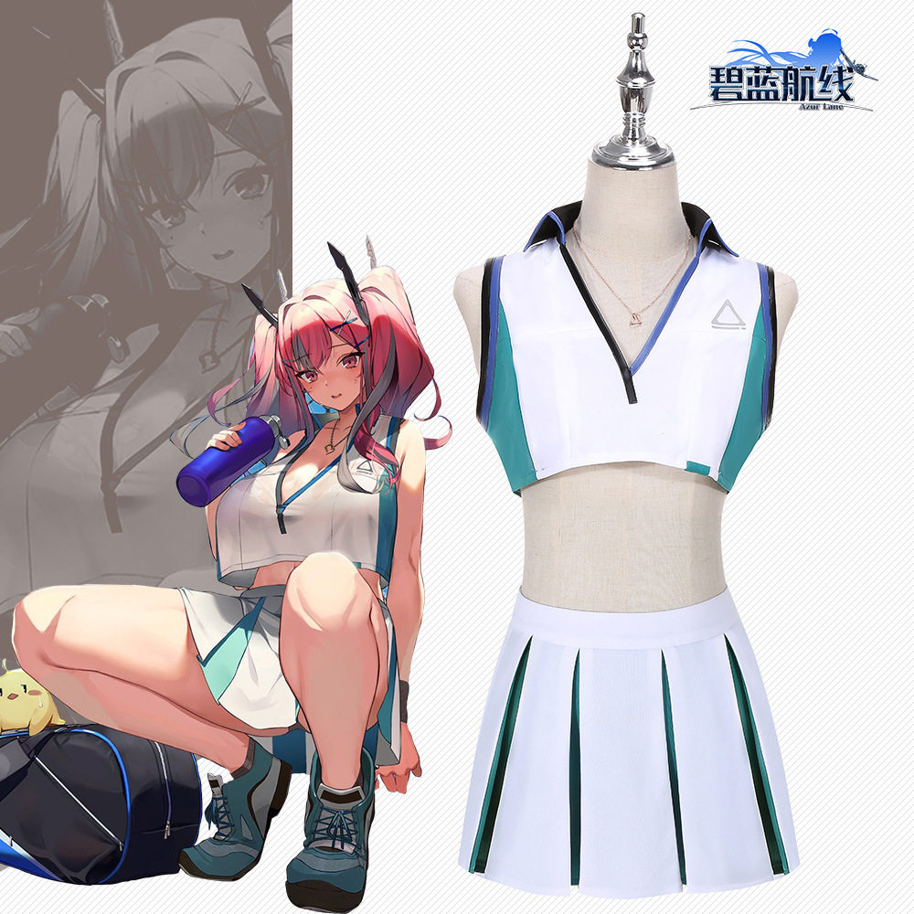 碧蓝航线舰娘cos服重巡洋舰cosplay服装万圣节狂欢节舞台表演服