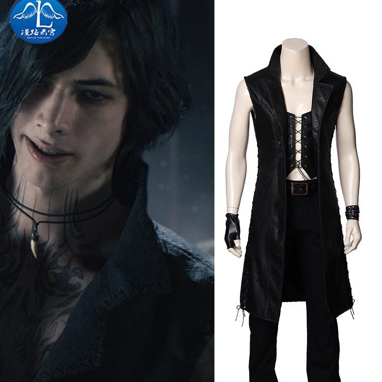 漫路云霄DMC鬼泣5VCOS服全套游戏COSPLAU服装衣服男