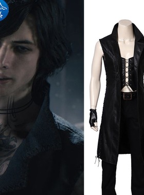 漫路云霄DMC鬼泣5VCOS服全套游戏COSPLAU服装衣服男