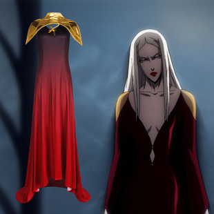 恶魔城暗影之王cos服吸血鬼女王卡米拉cosplay角色扮演服装连衣裙