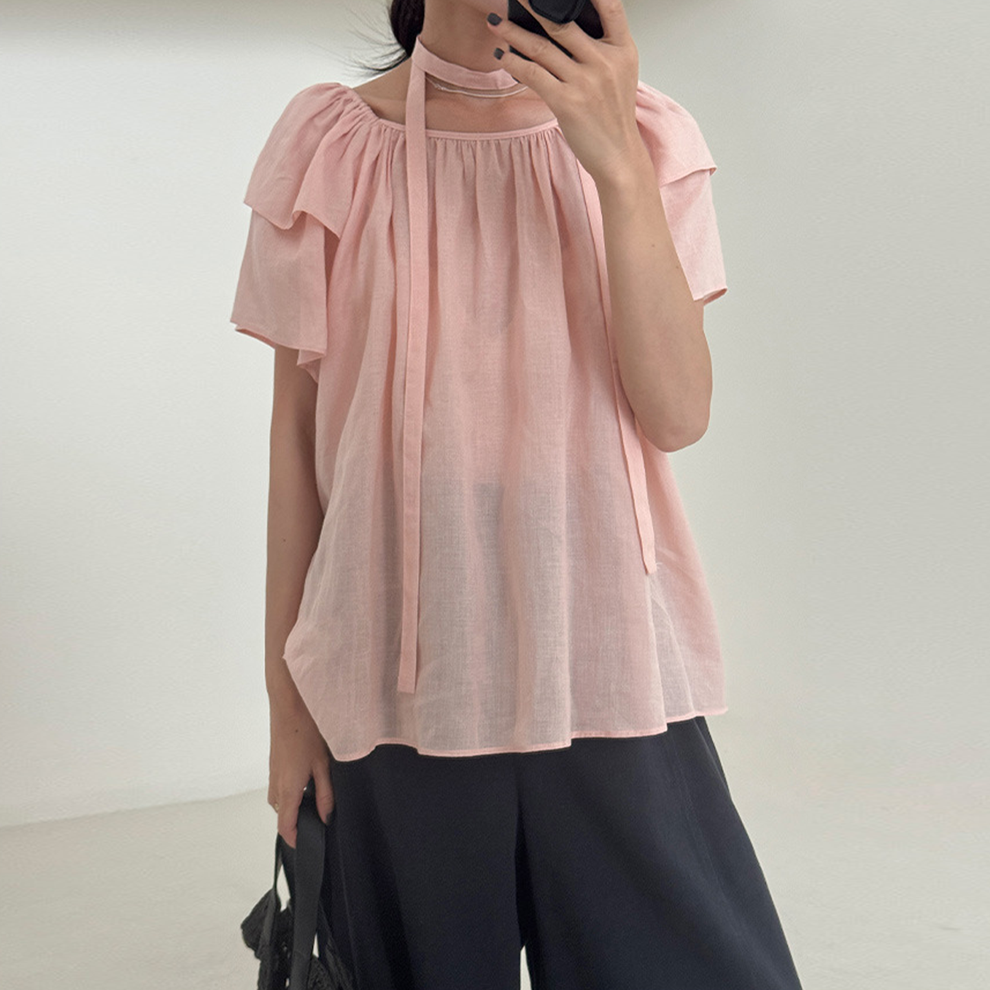 宽松休闲薄款小衫女夏季新款