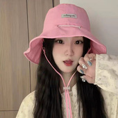 夏季 帽子女盆帽日系速干渔夫出游太阳帽韩版 遮阳帽户外防晒帽遮脸