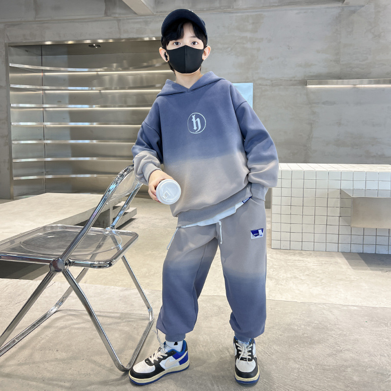 男童卫衣套装春秋季2024新款帅气中大儿童男孩秋款酷帅运动秋装潮