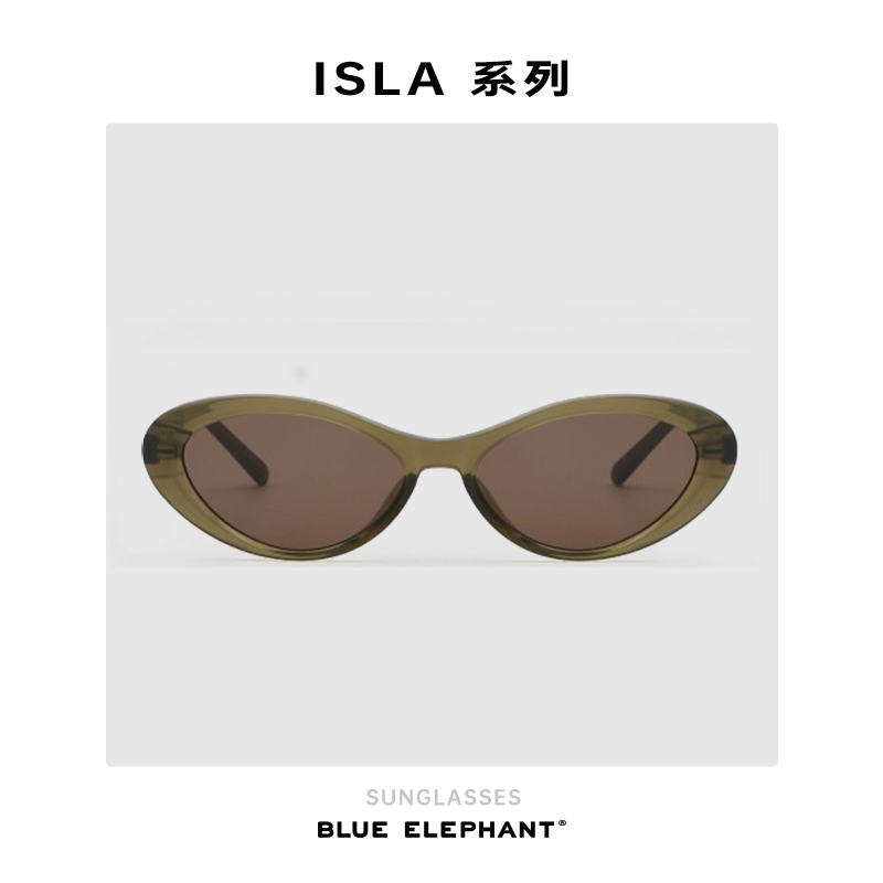 BLUE ELEPHANT2025新款 ISLA系列圆框防紫外线板材超轻百搭墨镜