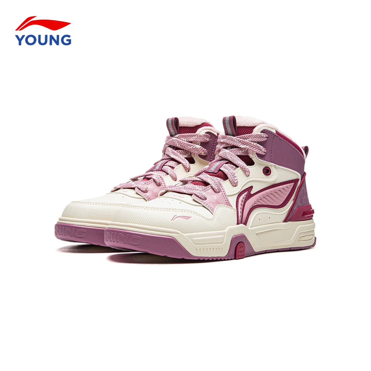 李宁女童运动鞋加绒二棉鞋子童鞋